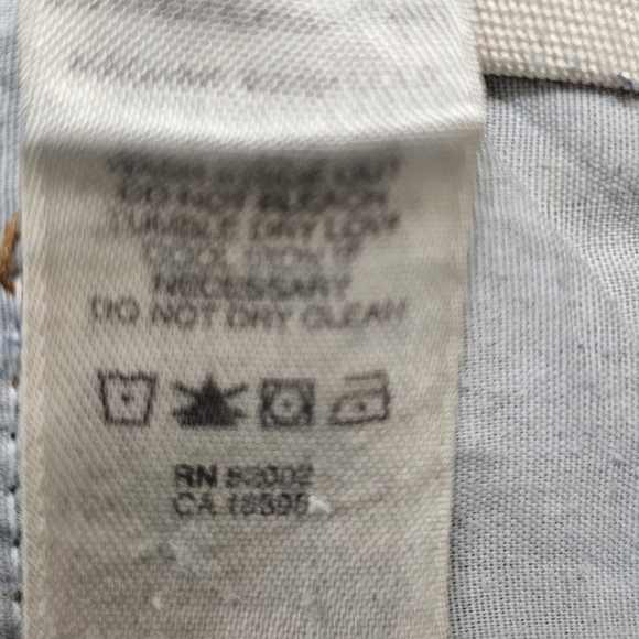 DKNY Women's Mid Rise Bootcut Blue Denim Jeans With Flap Back pockets, Size 14 - Picture 10 of 12